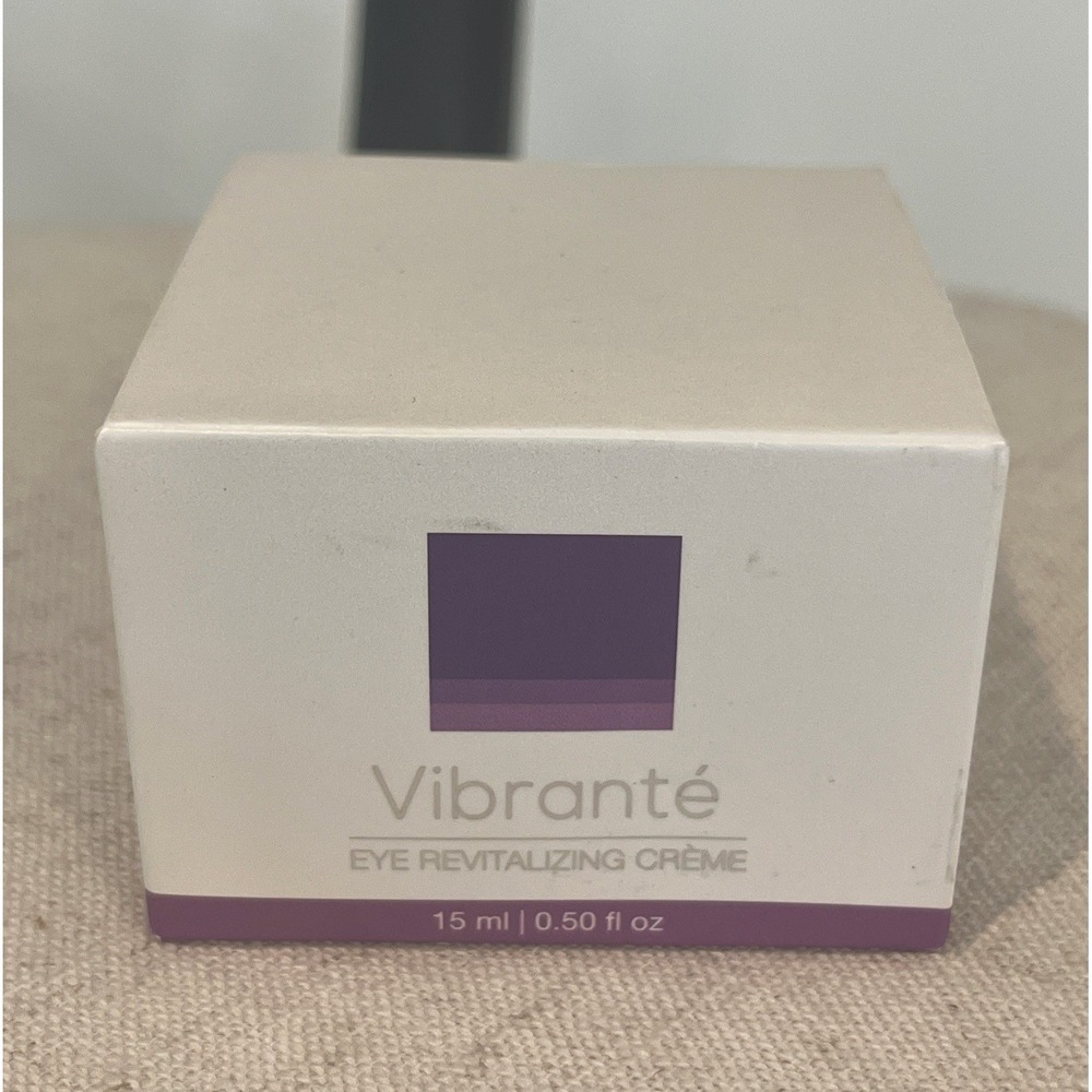 Vibrante Eye Revitalizing Creme Dark Circles Wrinkles  .50floz New In Box Sealed